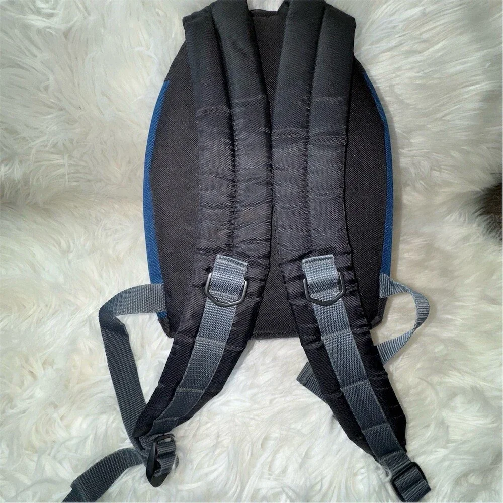 Tamrac Camera Backpack Bag Black/Blue Padded Straps Zippered Compartments Travel